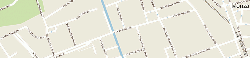 Mappa della impresa sironi danilo carlo a MONZA