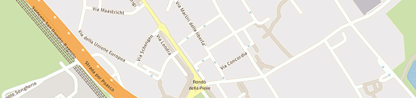 Mappa della impresa ventura paradiso marina a SAN DONATO MILANESE