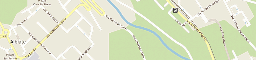 Mappa della impresa ghezzi flli di ghezzi vittorio e c snc a ALBIATE