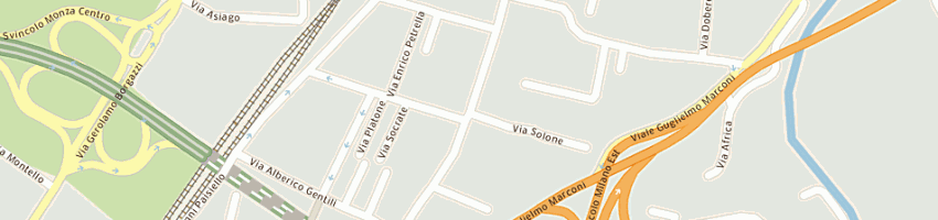 Mappa della impresa studio sansone di sansone pietro a MONZA