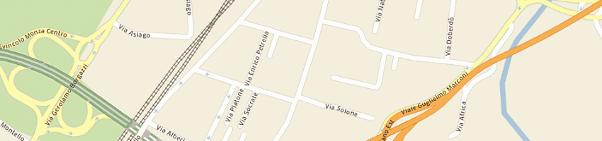 Mappa della impresa fossati ezio e adriano (snc) a MONZA