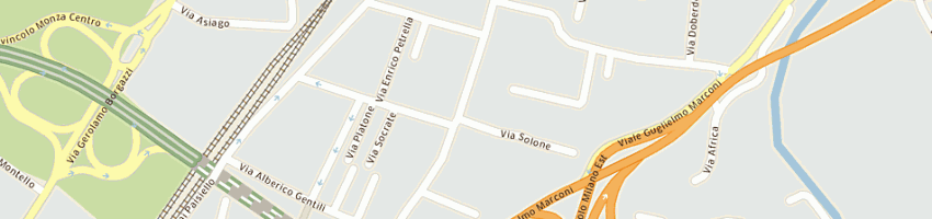 Mappa della impresa bar latteria san rocco di miscioscia m e miscioscia v a MONZA