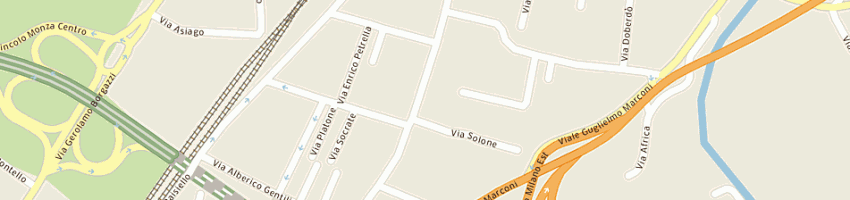 Mappa della impresa a e b automation building (sas) a MONZA