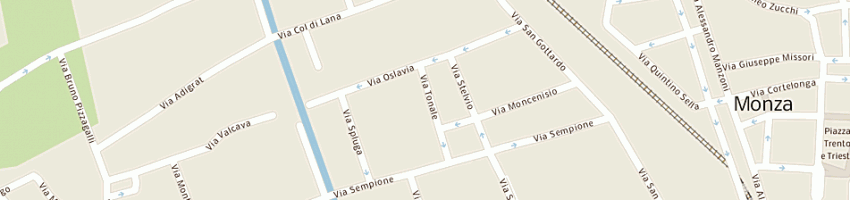 Mappa della impresa finishing sa di amaldi cesare a MONZA