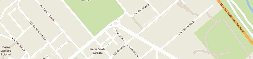 Mappa della impresa manzi riccardo a SAN DONATO MILANESE