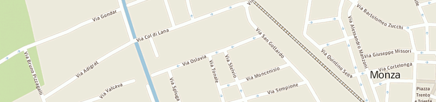 Mappa della impresa vigoni c di vigoni snc a MONZA