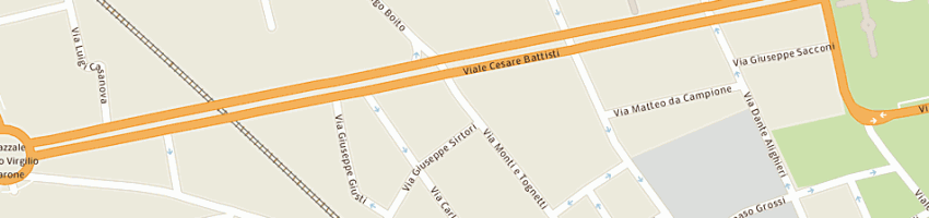 Mappa della impresa studio galbiati srl a MONZA