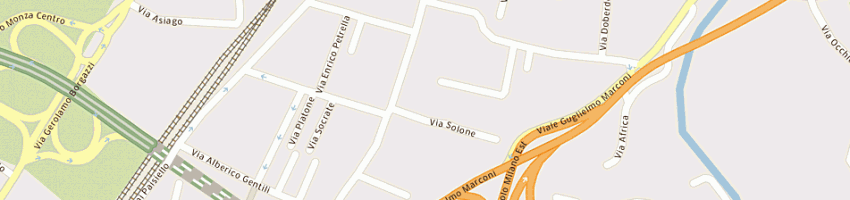 Mappa della impresa amministrazione immobili rag monguzzi e dr monguzzi associati a MONZA