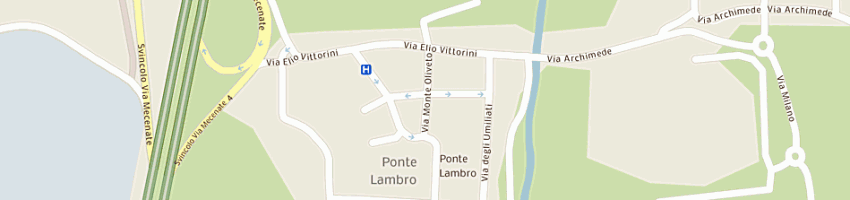 Mappa della impresa baini ada a MILANO