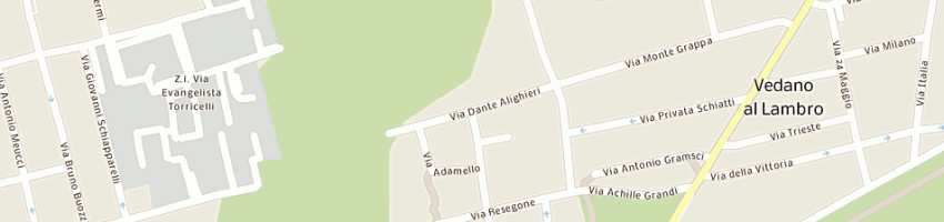 Mappa della impresa belloni luca a VEDANO AL LAMBRO