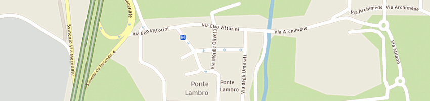 Mappa della impresa zilio alessandro a MILANO