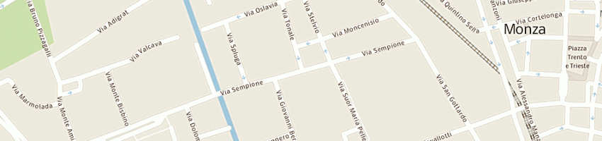 Mappa della impresa il punto di cornegliani giuseppina a MONZA