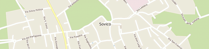 Mappa della impresa carrozzeria sovico di sorrenti a SOVICO