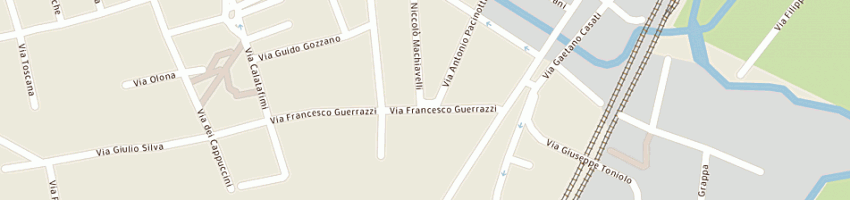 Mappa della impresa sala barbara a MONZA