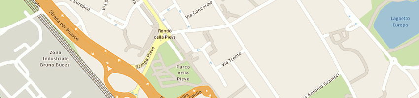 Mappa della impresa O.S.A.I.L. Lavorazione Lamiere e Taglio Laser