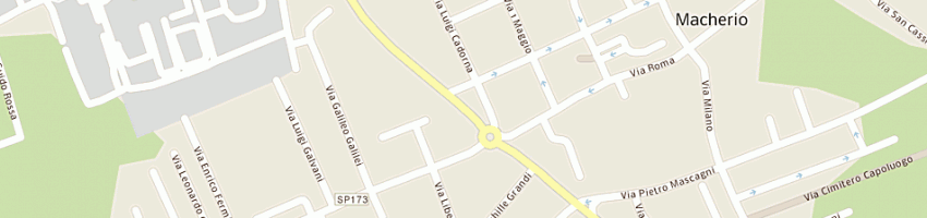 Mappa della impresa esselunga spa a MACHERIO