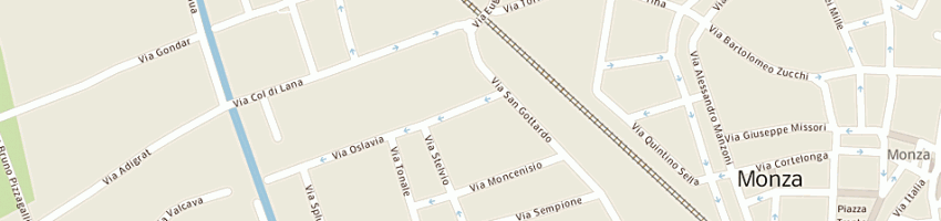 Mappa della impresa solware srl a MONZA