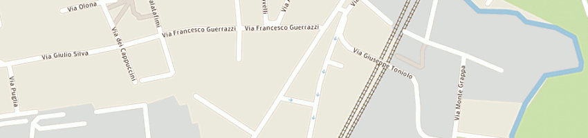 Mappa della impresa estetica piu'  sas di tomada nadia e c a MONZA