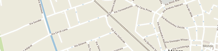 Mappa della impresa parsec srl a MONZA