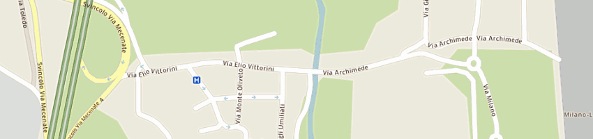 Mappa della impresa tab racca giuseppe a MILANO
