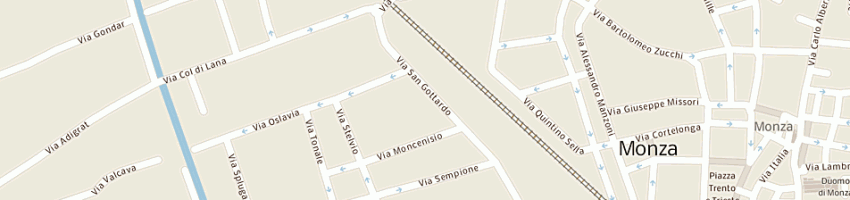 Mappa della impresa efa sas di farina antonio e c a MONZA