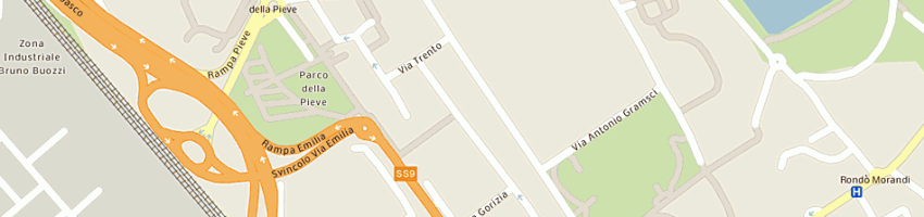 Mappa della impresa guffanti luigi maria a MILANO