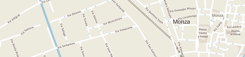 Mappa della impresa ennegi snc di nozza franco e c a MONZA