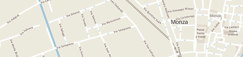 Mappa della impresa castiglioni raffaella a MONZA