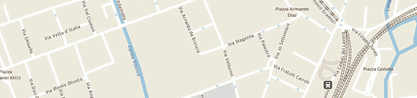 Mappa della impresa tipografia monzese a MONZA