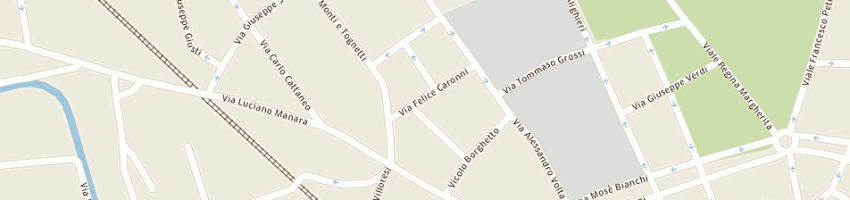 Mappa della impresa studio legale associato motta-gnesi-beretta a MONZA
