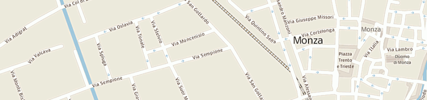 Mappa della impresa impresa italia snc di flaminio antonio e c a MONZA
