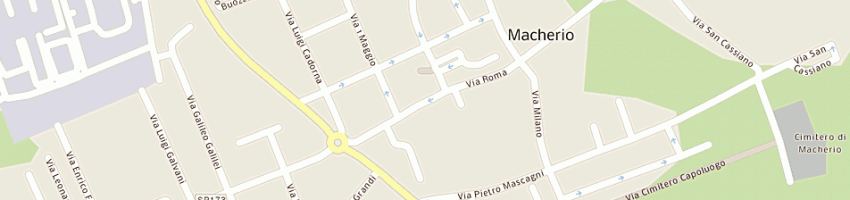 Mappa della impresa ideafur di noviello massimo e c (snc) a MACHERIO