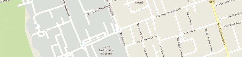 Mappa della impresa carrozzeria cesana sergio di cesana stefano a BIASSONO