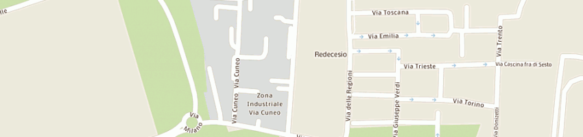 Mappa della impresa am grafiche di marco corno e c sas a SEGRATE