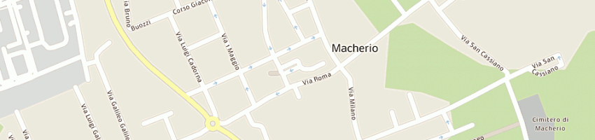 Mappa della impresa cleaf spa a MACHERIO
