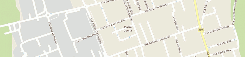 Mappa della impresa lavasecco cazzaniga ivana a BIASSONO