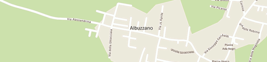 Mappa della impresa l e c sas di zuppardi christian e c a ALBUZZANO
