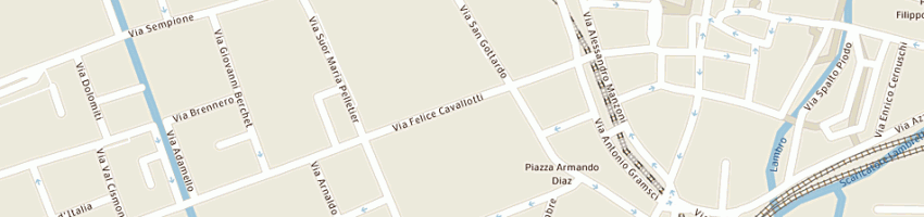 Mappa della impresa autocarrozzeria azzaroni sas a MONZA