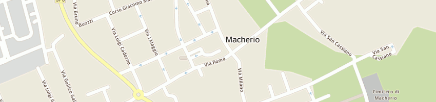 Mappa della impresa bar piccadilly di cosentino concetta a MACHERIO