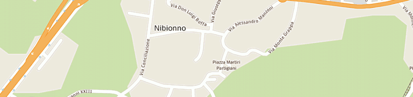 Mappa della impresa raschetti pio a NIBIONNO