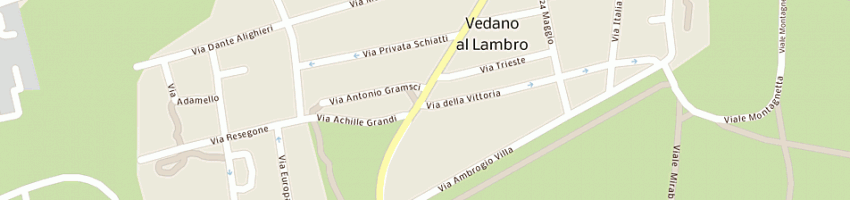 Mappa della impresa pst di galber mariadele e c sas a VEDANO AL LAMBRO