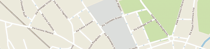 Mappa della impresa immobiliare giardina snc di crippa rag umberto e sormani rag elio e c a MONZA