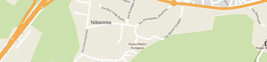 Mappa della impresa ines pub a NIBIONNO