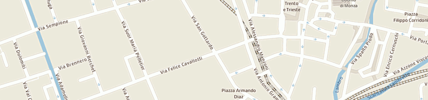 Mappa della impresa tris bar di bonati roberto a MONZA