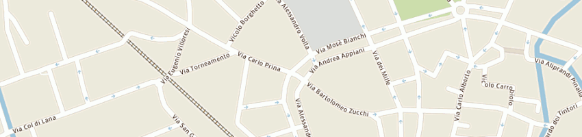 Mappa della impresa casaro uno(srl) a MONZA
