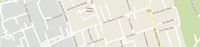 Mappa della impresa softech multimedia di claudio vergani a BIASSONO