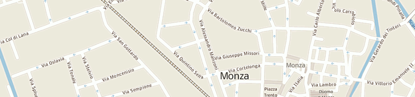 Mappa della impresa gms consulting srl a MONZA