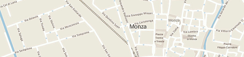 Mappa della impresa otusco sas di elena bianchini e c a MONZA