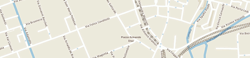 Mappa della impresa capital money varese srl a MONZA