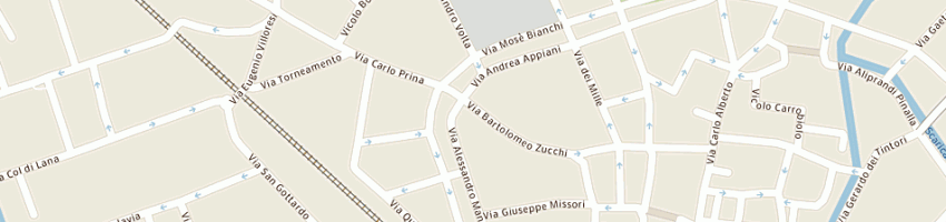 Mappa della impresa il villaggio globale scrl a MONZA